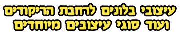עיצובי בלונים לרחבת הריקודים ועוד סוגי עיצובים מיוחדים