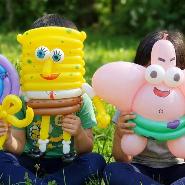 עיצובי בלונים בהתאמה אישית - בוב ספוג
