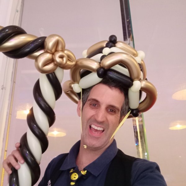 כובעי בלונים לאירועי מצווה וחתונה צבעים מטאליים