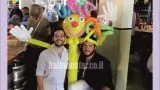 קרנבל בלונים לרחבת הריקודים לחתונה